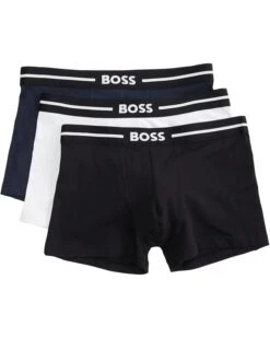 BOSS 3-Pack Bold Logo Cotton Stretch Trunks