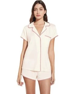 Eberjey Frida - The Whip Stitch Short PJ Set
