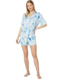 Tommy Bahama Short Sleeve Crop Pants PJ Set
