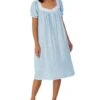 Eileen West 42" Cotton Dobby Cap Sleeve Waltz Gown