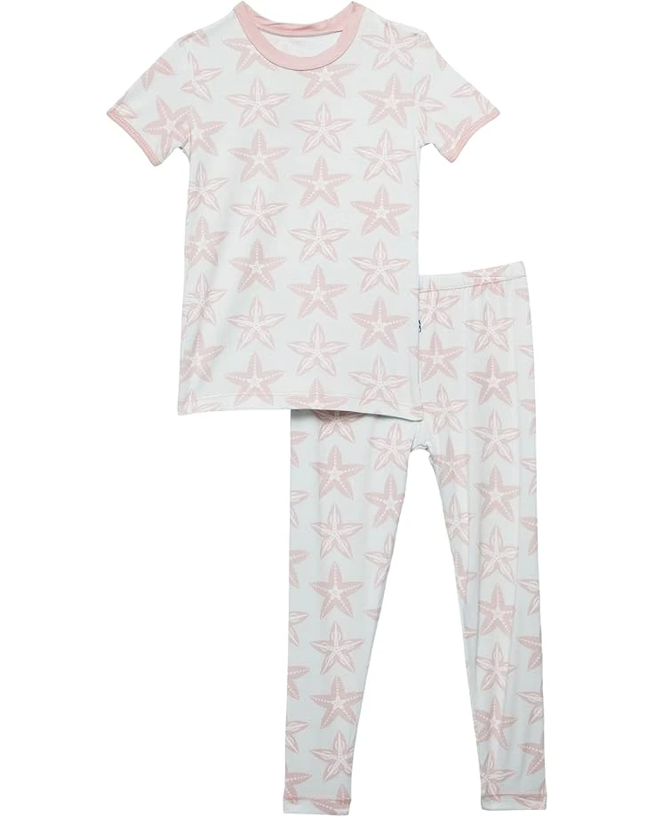 Kickee Pants Kids Short Sleeve Pajama Set (Big Kids) 3 Kickee Pants Kids Short Sleeve Pajama Set (Big Kids)