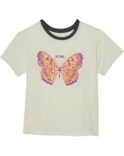 Tiny Whales Be Free Boxy Tee (Toddler/Little Kids/Big Kids)