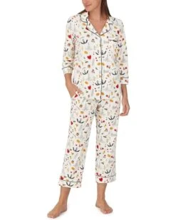 Bedhead PJs 3/4 Sleeve Cropped PJ Set