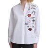 Karl Lagerfeld Paris White Shirt Scenic Logo 2 Karl Lagerfeld Paris White Shirt Scenic Logo -Clothing Sale Shop 71SU9OD7upS. AC SR736920