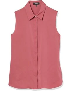 Theory Women's Classic Sleeveless Button Down
