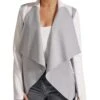 Blanc Noir Drape Front Jacket -Clothing Sale Shop 71VBLD1X89L. AC SR736920