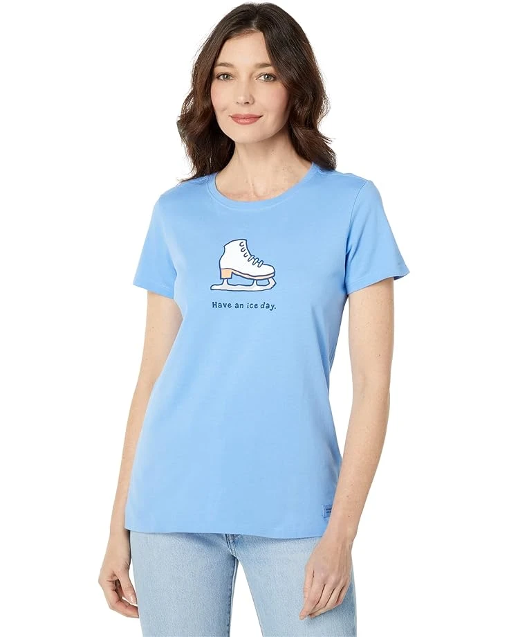 Life Is Good Have An Ice Day Skate Short Sleeve Crusher™ Crew 3 Life Is Good Have An Ice Day Skate Short Sleeve Crusher™ Crew