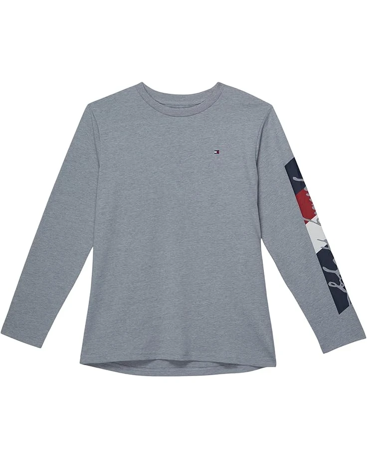 Tommy Hilfiger Kids Knockout Script Long Sleeve Tee (Big Kids) 3 Tommy Hilfiger Kids Knockout Script Long Sleeve Tee (Big Kids)