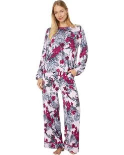 Tommy Bahama Long Sleeve Crop Pants PJ Set