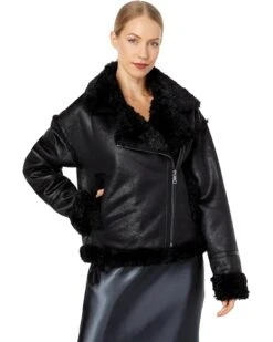 NVLT Berber Faux Down Cropped Puffer Jacket