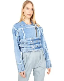Faith Connexion Belts Denim Jacket