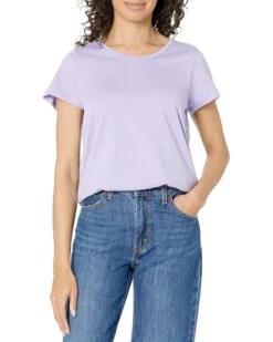 HUE Short Sleeve Scoop Neck Sleep Tee