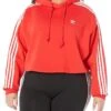Adidas Originals Plus Size 3-Stripes Short Hoodie -Clothing Sale Shop 81J8feGVtRL. AC SR736920