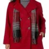 London Fog Women's Double Breasted Peacoat With Scarf -Clothing Sale Shop 81LZEZ0bb1L. AC SR736920