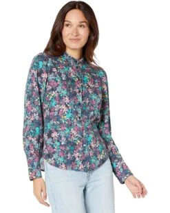 KUT From The Kloth Azariah - Long Sleeve Button-Down W/ Mandarin Collar