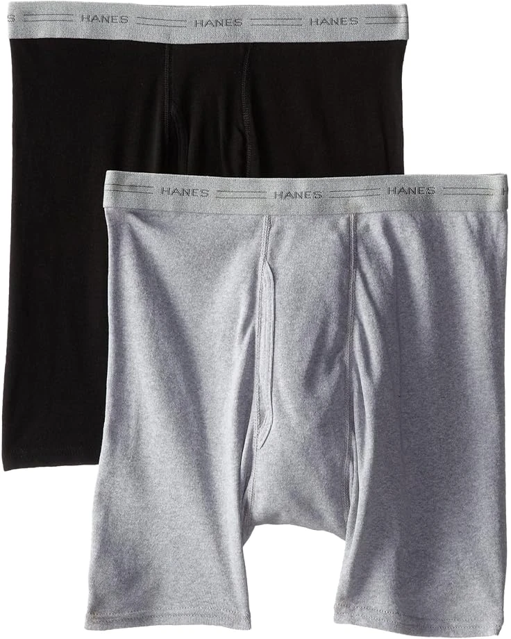 Hanes Men's Tagless Cool Dri Boxer Briefs With ComfortFlex Waistband-Multiple Packs Available 3 Hanes Men's Tagless Cool Dri Boxer Briefs With ComfortFlex Waistband-Multiple Packs Available